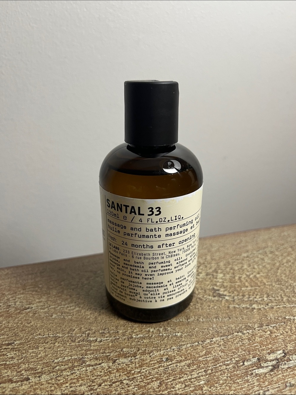 Le Labo Santal 33 Massage and Bath Perfuming Oil